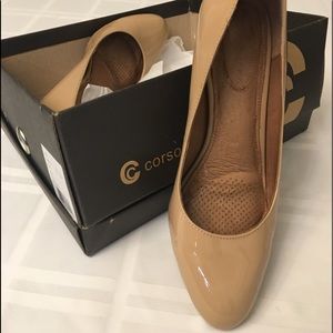 PRICE REDUCED..Corso Como patten leather heels